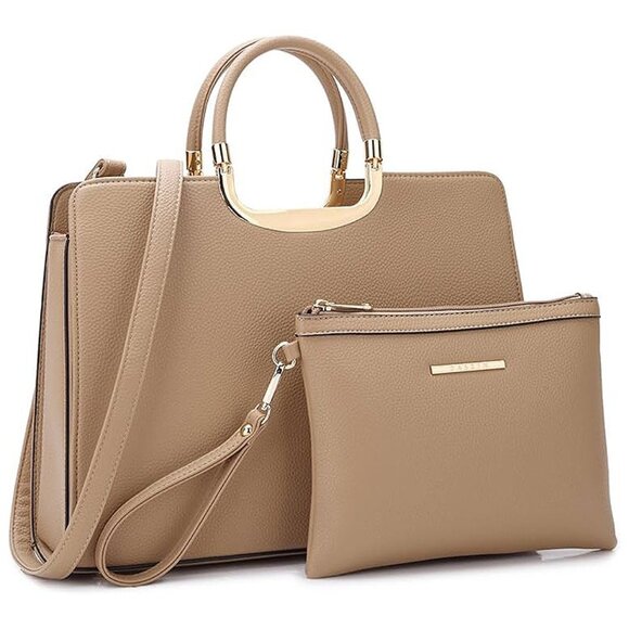 Handbags - Womens Handbag Top Handle Shoulder Bag , 1-beige